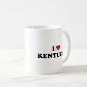 I Liebe Kentucky Kaffeetasse (VorderseiteRechts)