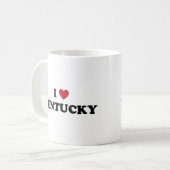 I Liebe Kentucky Kaffeetasse (Vorderseite Links)