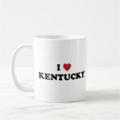 I Liebe Kentucky Kaffeetasse (Links)