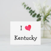 I Liebe Kentucky Postkarte (Stehend Vorderseite)
