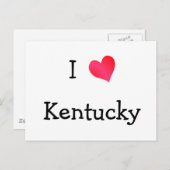 I Liebe Kentucky Postkarte (Vorne/Hinten)