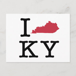 I Liebe Kentucky Postkarte