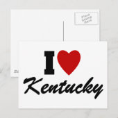 I Liebe Kentucky Postkarte (Vorne/Hinten)