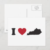 I Liebe Kentucky Postkarte (Vorne/Hinten)