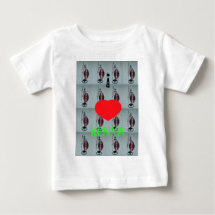 I Liebe Kenya Art Print Baby T-shirt