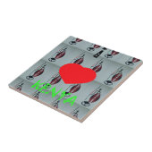 I Liebe Kenya Art Print Fliese (Seite)