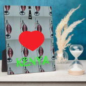 I Liebe Kenya Art Print Fotoplatte (Seite)