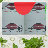 I Liebe Kenya Art Print Geschirrtuch (Gefaltet)