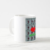 I Liebe Kenya Art Print Kaffeetasse (Vorderseite Links)
