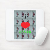 I Liebe Kenya Art Print Mousepad (Mit Mouse)