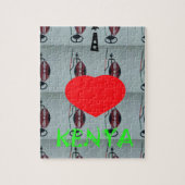 I Liebe Kenya Art Print Puzzle (Vertikal)