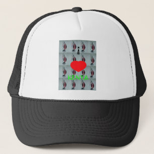 I Liebe Kenya Art Print Truckerkappe