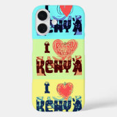 I Liebe Kenya Case-Mate iPhone Hülle (Rückseite)