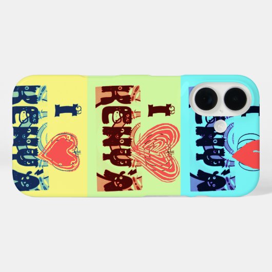 I Liebe Kenya Case-Mate iPhone Hülle (Rückseite (Horizontal))