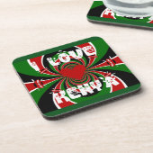 I Liebe Kenya Hakuna Matata Geschenke Getränkeuntersetzer (Linke Seite)