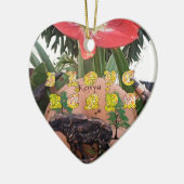 I Liebe kenya Hakuna Matata Geschenke Keramik Ornament (Links)
