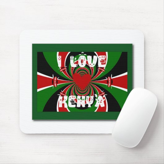 I Liebe Kenya Hakuna Matata Geschenke Mousepad (Mit Mouse)