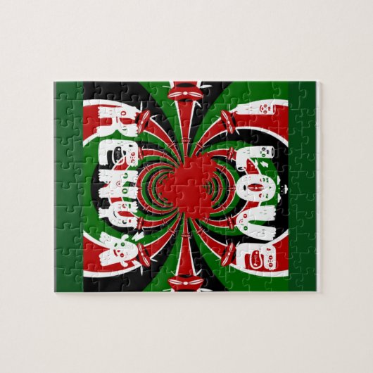 I Liebe Kenya Hakuna Matata Geschenke Puzzle (Horizontal)