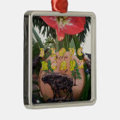 I Liebe kenya Hakuna Matata Geschenke Silbernes Ornament (Rechts)