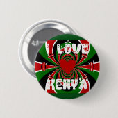 I Liebe Kenya Hakuna Matata gibt Round Button (Vorne & Hinten)
