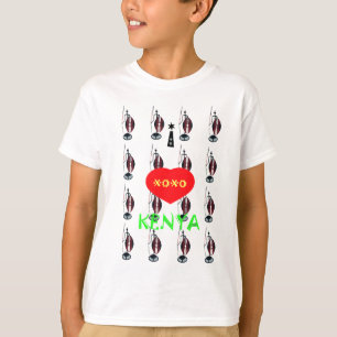 I Liebe Kenya Maasai Art Print T-Shirt