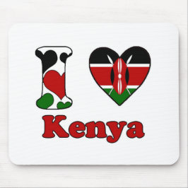 I Liebe Kenya Mousepad