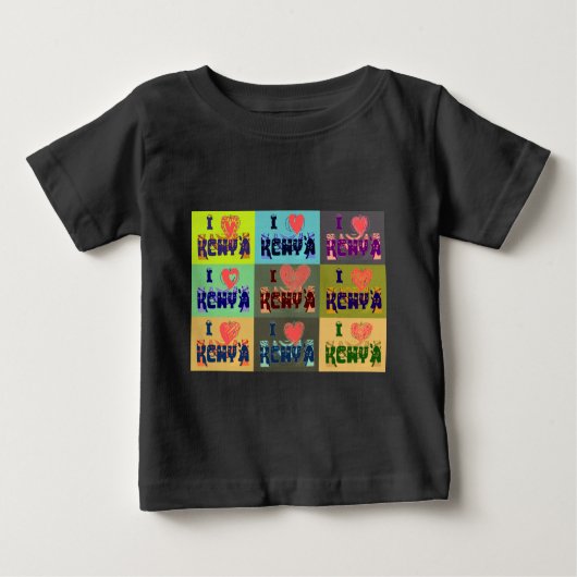 I Liebe Kenya.png Baby T-shirt (Vorderseite)