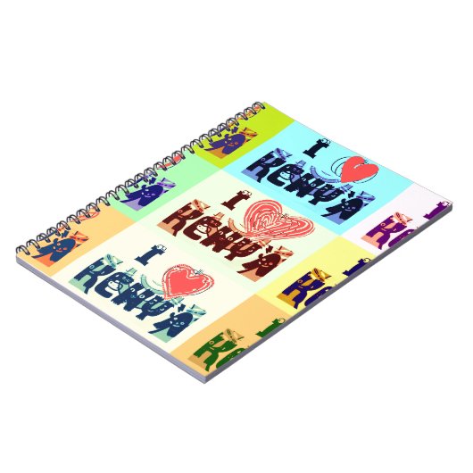 I Liebe Kenya.png Notizblock (Linke Seite)