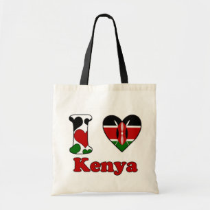 I Liebe Kenya Tragetasche