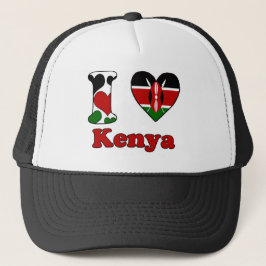 I Liebe Kenya Truckerkappe
