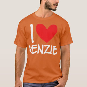 I Liebe Kenzie Name Personalisiert Girl BESTE FREU T-Shirt