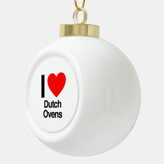 i LIEBE Keramik Kugel-Ornament (Rechts)