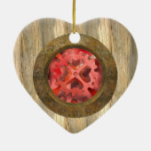 I LIEBE KERAMIK ORNAMENT (Hinten)