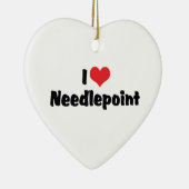 I LIEBE KERAMIK ORNAMENT (Rechts)