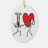 I LIEBE KERAMIK ORNAMENT (Rechts)