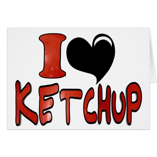 I Liebe Ketchup (Vorderseite (Horizontal))