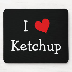 I Liebe Ketchup Mousepad