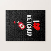 I Liebe Ketchup Puzzle (Horizontal)
