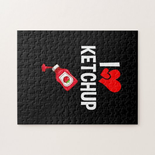 I Liebe Ketchup Puzzle (Horizontal)