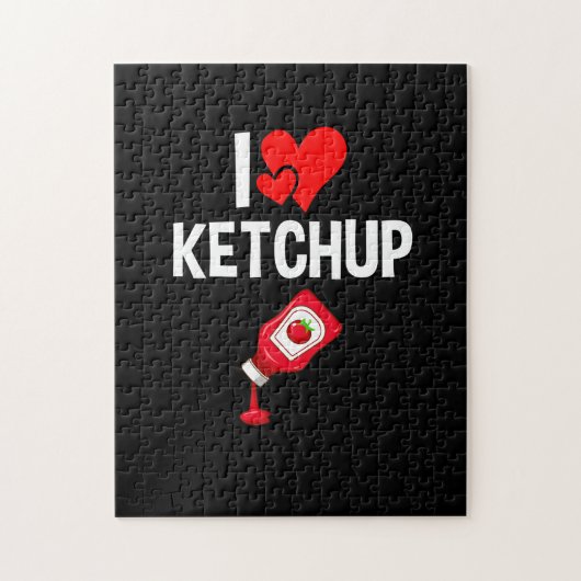 I Liebe Ketchup Puzzle (Vertikal)