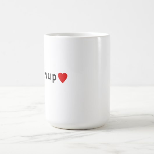I Liebe Ketschup Kaffeetasse (Mittel)