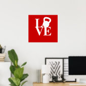 I Liebe Kettlebells Poster (Heimbüro)