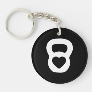 I Liebe Kettlebells Schlüsselanhänger