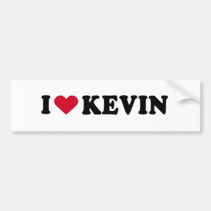 I LIEBE KEVIN AUTOAUFKLEBER