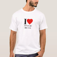 I Liebe Kevin De Bruyne Fan T - Shirt