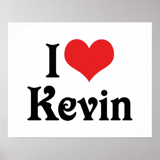 I Liebe Kevin Poster (Vorne)