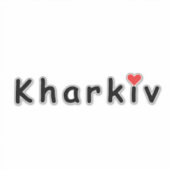 I Liebe Kharkiv Aufkleber (Vorderseite)