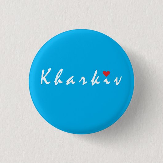 I Liebe Kharkiv Button (Vorderseite)