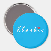 I Liebe Kharkiv Magnet (Vorderseite/Rückseite)