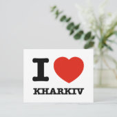 I Liebe Kharkiv Postkarte (Stehend Vorderseite)